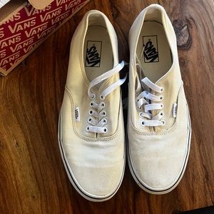 Pale yellow Vans
